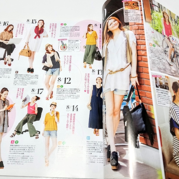 Lot of 2 Japanese Magazine Spring & InRed - Picture 6 of 9